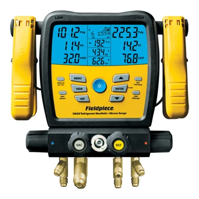 SMAN® Cyfrowa oprawa zaworowa 4-portowa z wakuometrem i zaciskami - SM480V